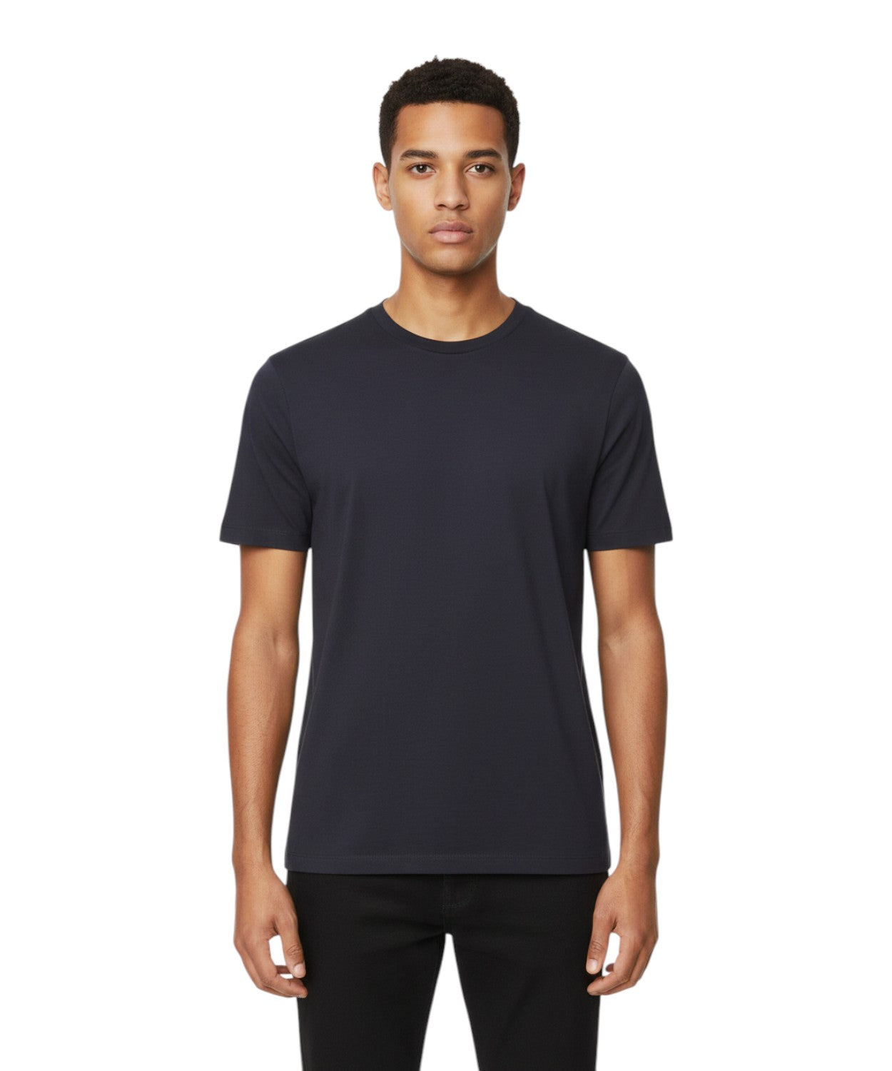 Herre T-shirt i elastisk bomuld Alpha Studio