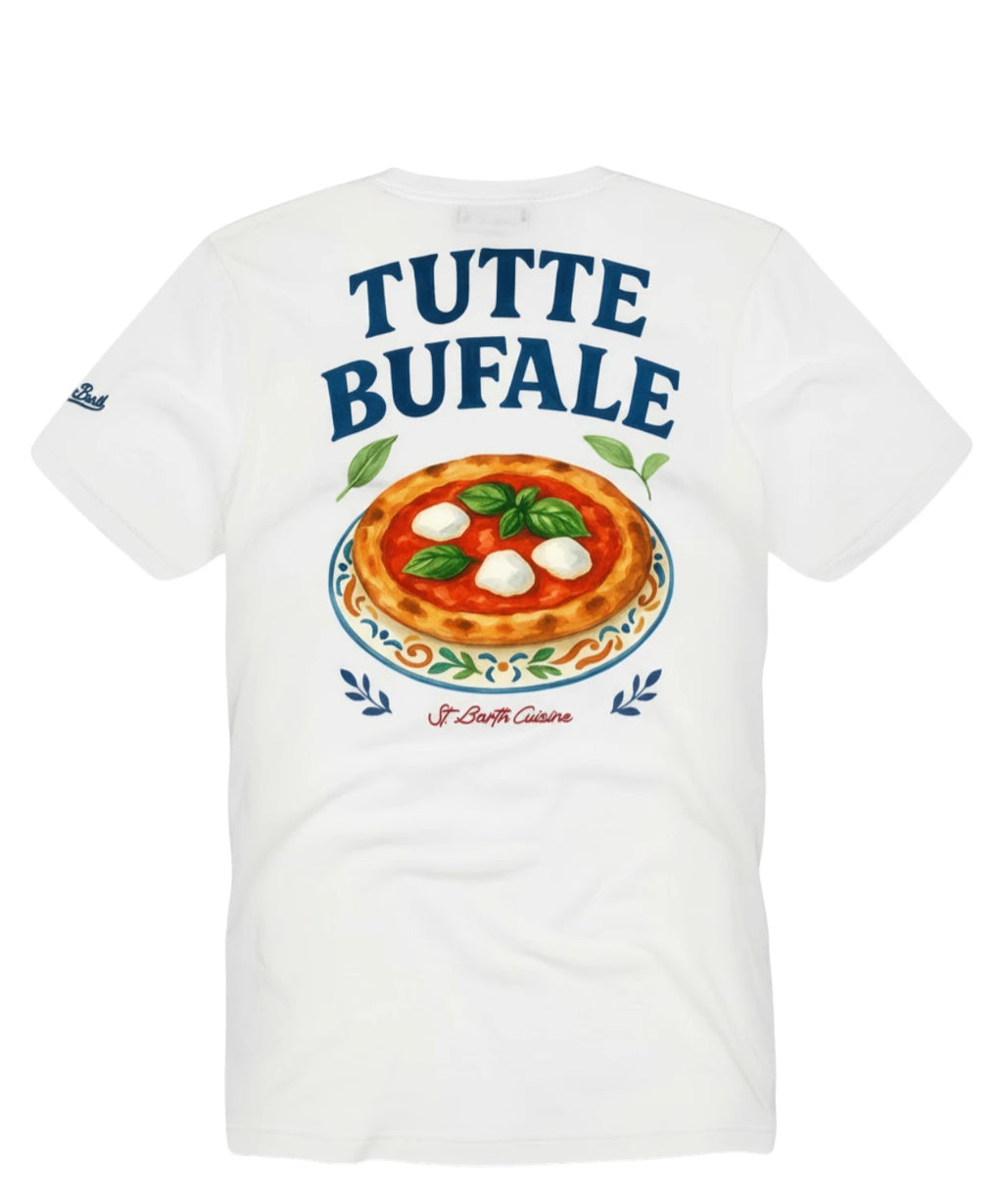 T-shirt uomo MC2 Saint Barth Portland con Stampa