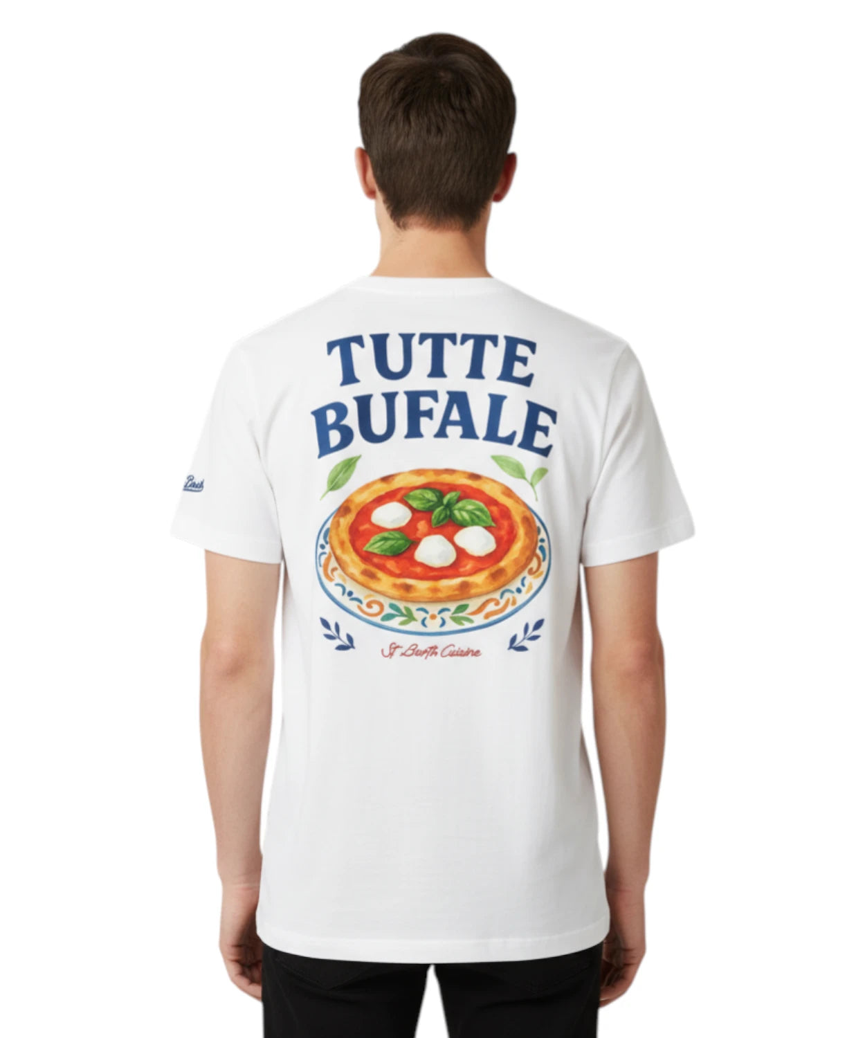 T-shirt uomo MC2 Saint Barth Portland con Stampa