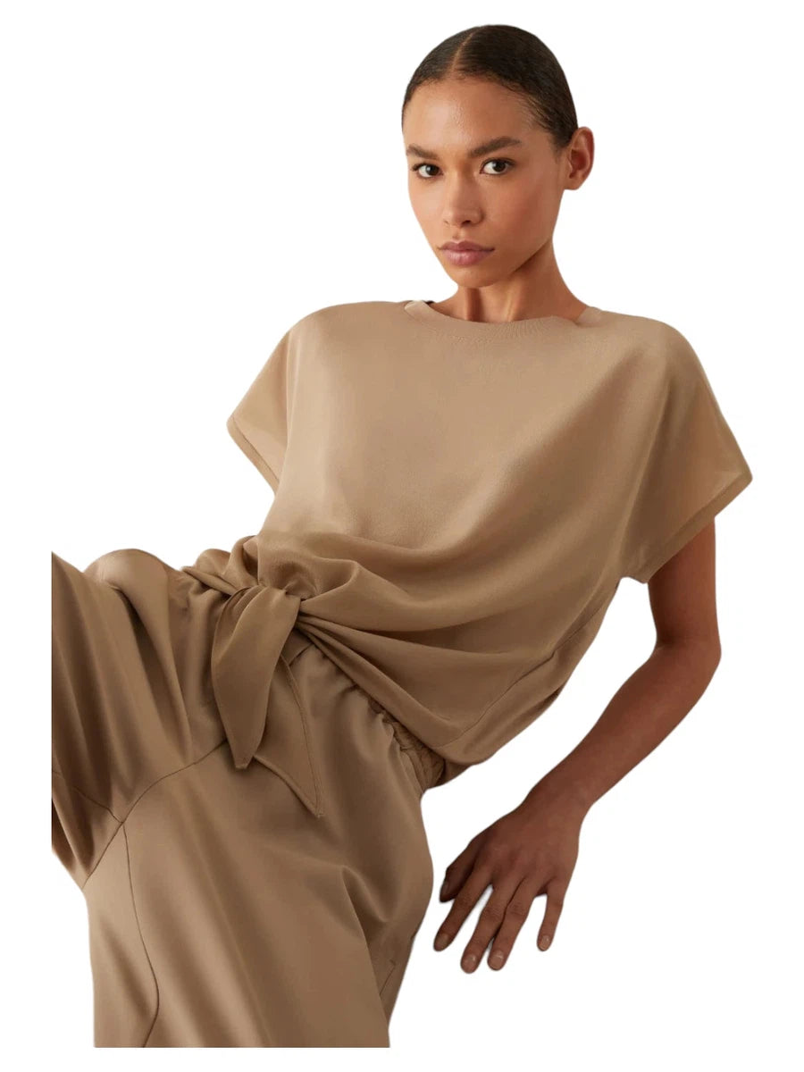 T-shirt con nodo Agostin-Marella-T-shirt-Vittorio Citro Boutique