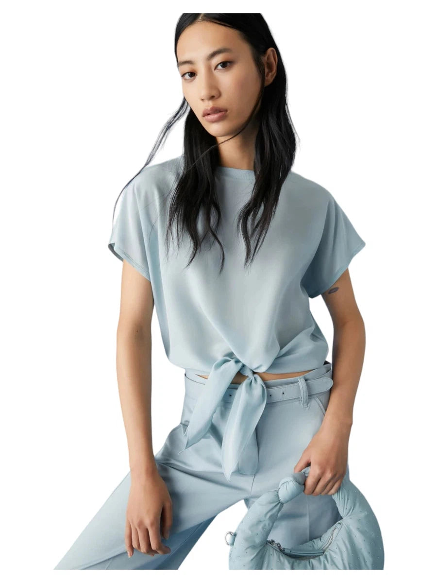 T-shirt con nodo Agostin-Marella-T-shirt-Vittorio Citro Boutique