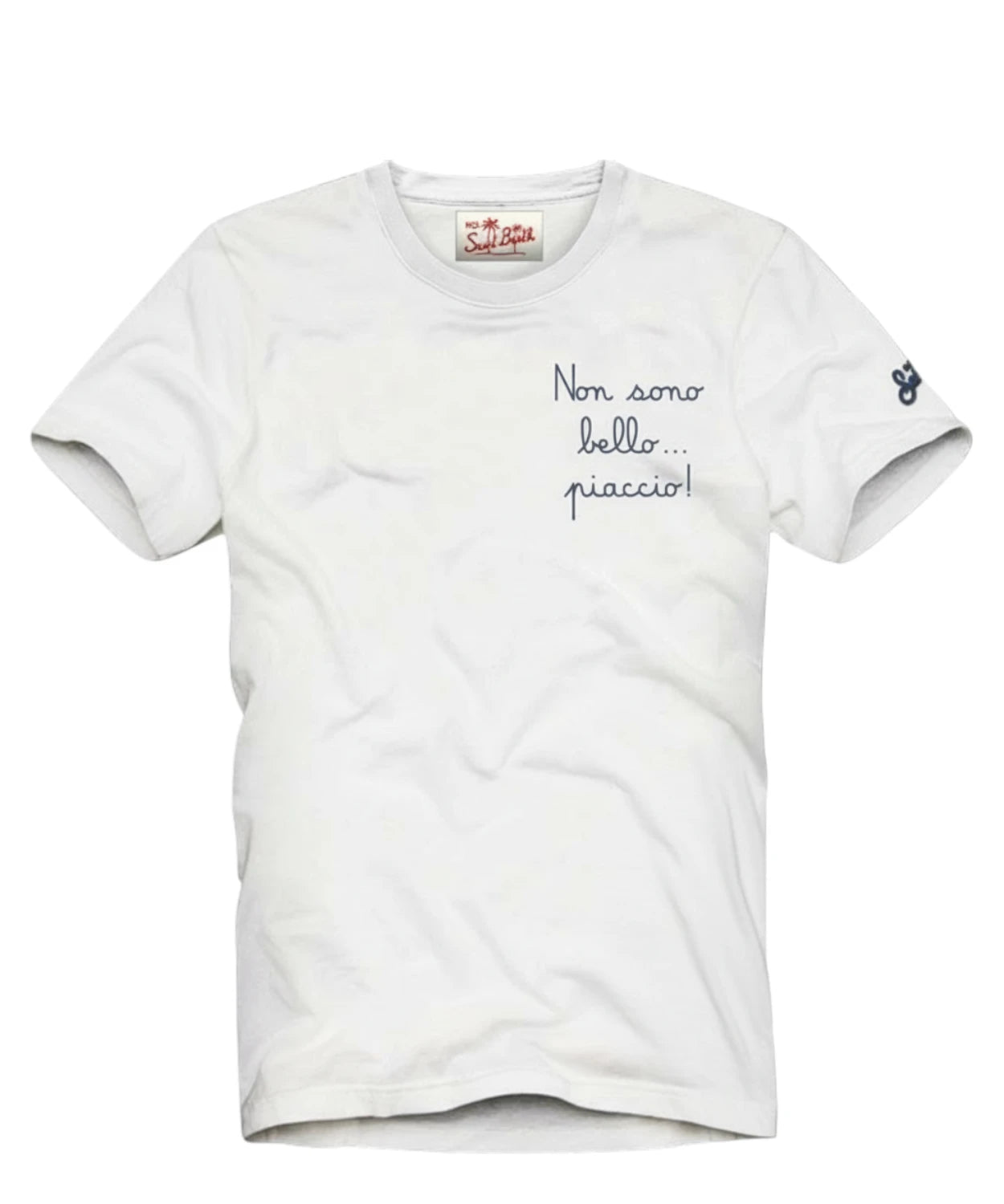 T-Shirt Uomo Portofino con Ricamo Saint Barth