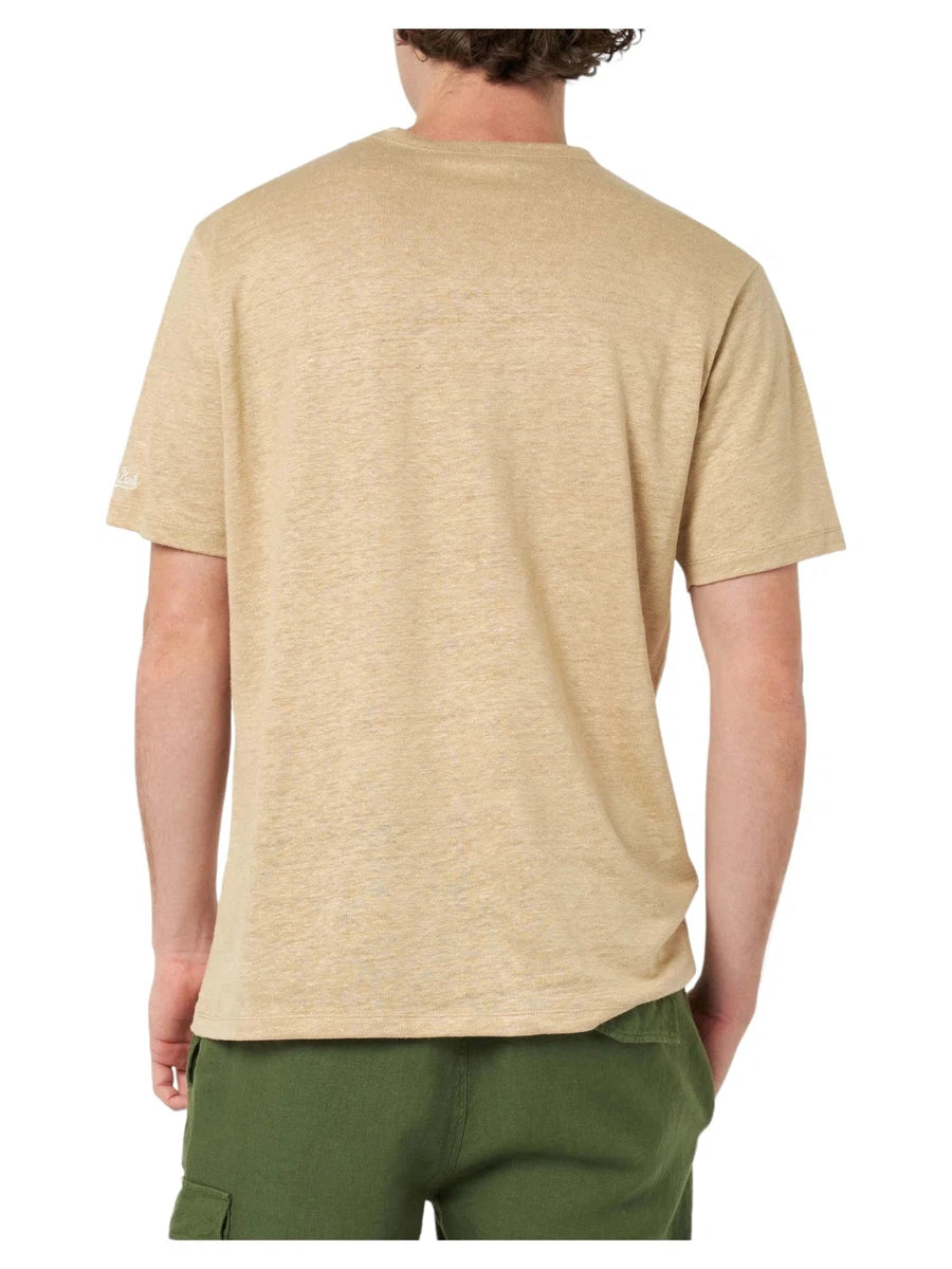 T-shirt Ecstasea in Lino con Taschino-Mc2 Saint Barth-T-shirt-Vittorio Citro Boutique