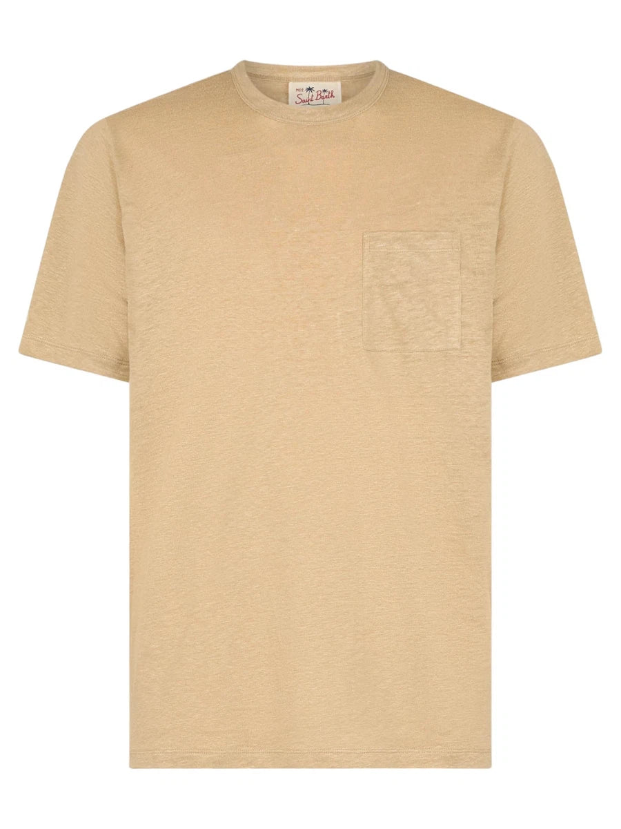 T-shirt Ecstasea in Lino con Taschino-Mc2 Saint Barth-T-shirt-Vittorio Citro Boutique