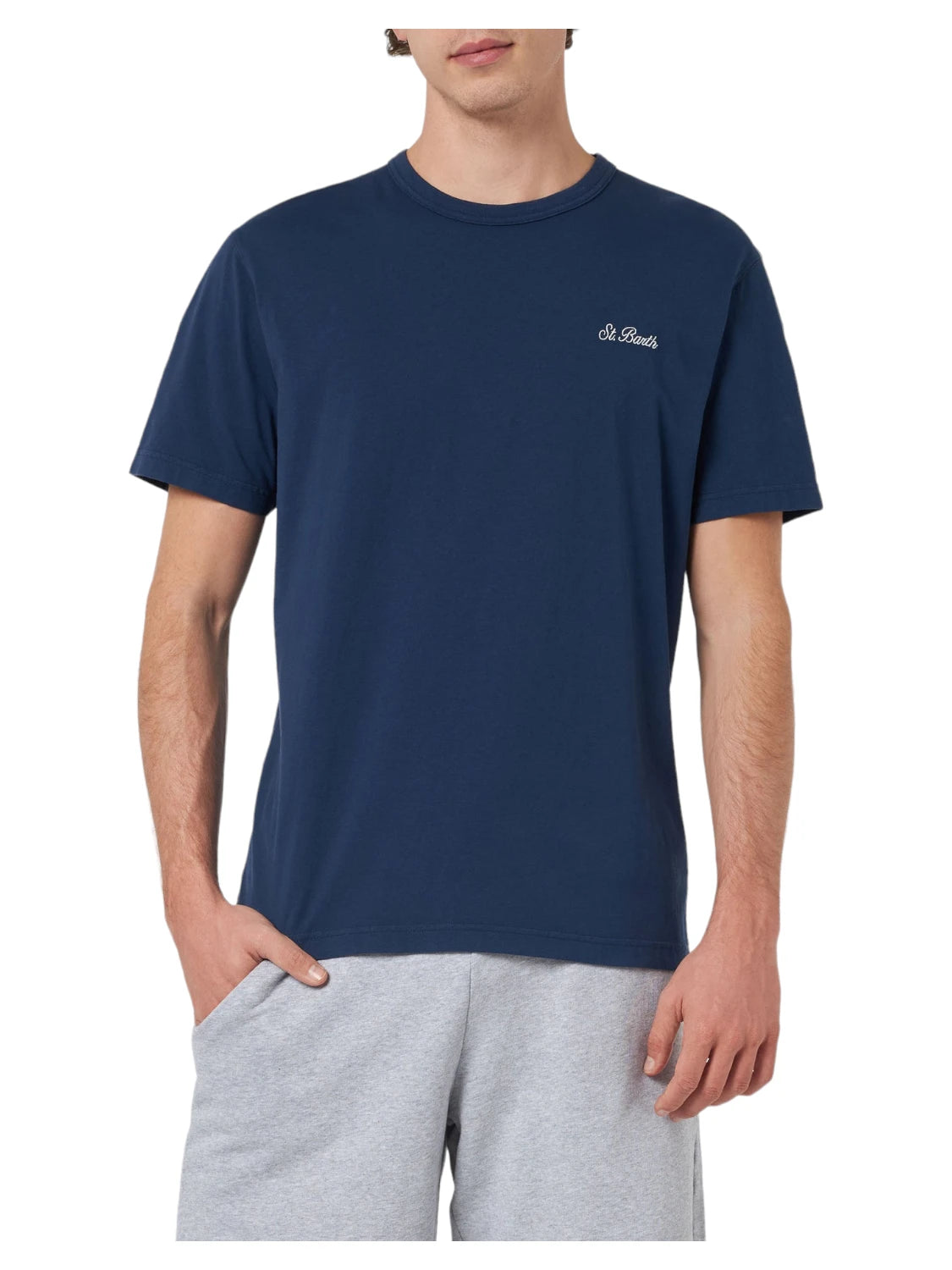 T-shirt Uomo Dover | Ricamo St. Barth-Mc2 Saint Barth-T-shirt-Vittorio Citro Boutique
