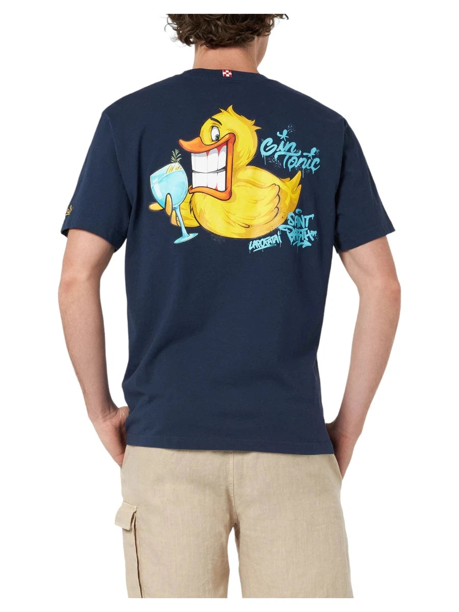 T-shirt Edizione Speciale Cryptopuppets Ducky Gin-Mc2 Saint Barth-T-shirt-Vittorio Citro Boutique