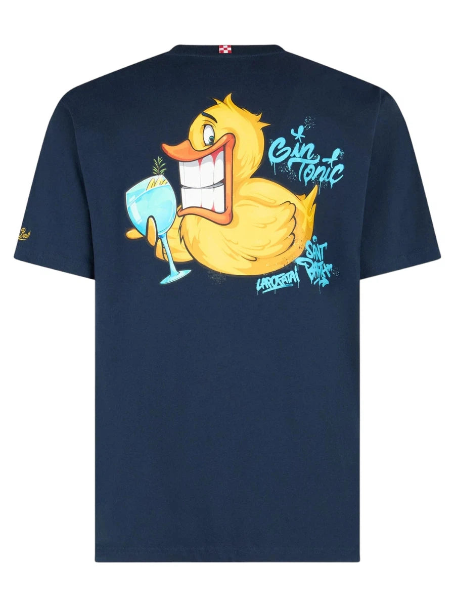 T-shirt Edizione Speciale Cryptopuppets Ducky Gin-Mc2 Saint Barth-T-shirt-Vittorio Citro Boutique