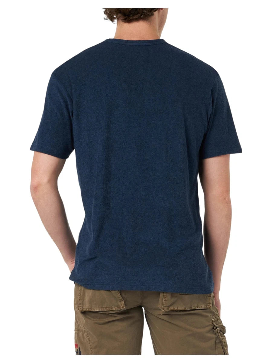 T-shirt Gary in Spugna con Ricamo St. Barth-Mc2 Saint Barth-T-shirt-Vittorio Citro Boutique