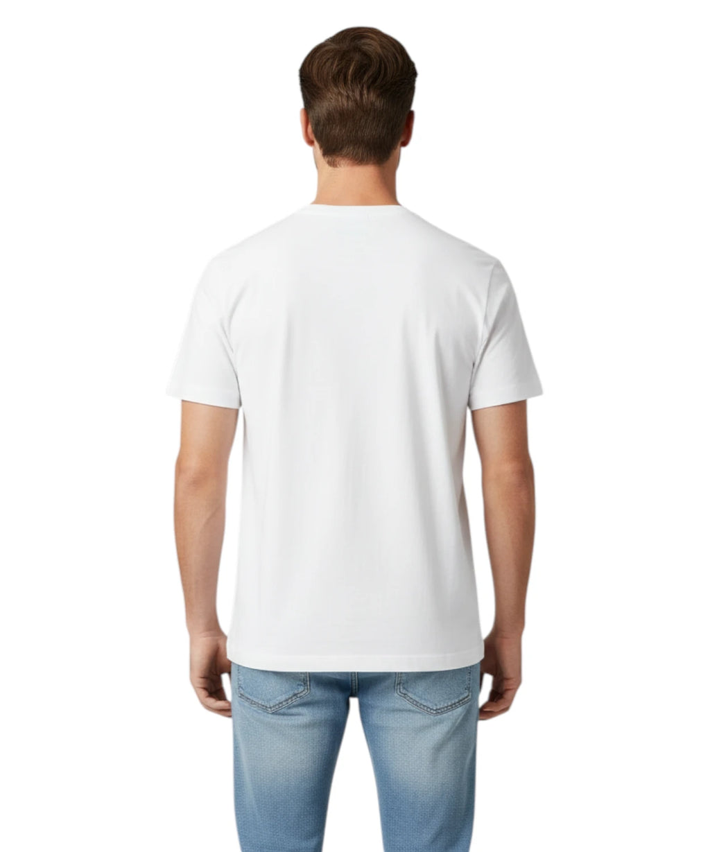 Heren T-shirt Portofino met Borduring MC2 Saint Barth