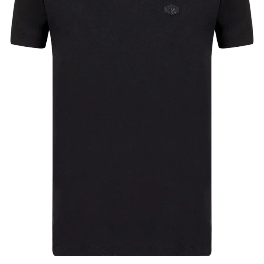 T-shirt in jersey Supima con micro patch aquila-T-shirt-Emporio Armani-Vittorio Citro Boutique
