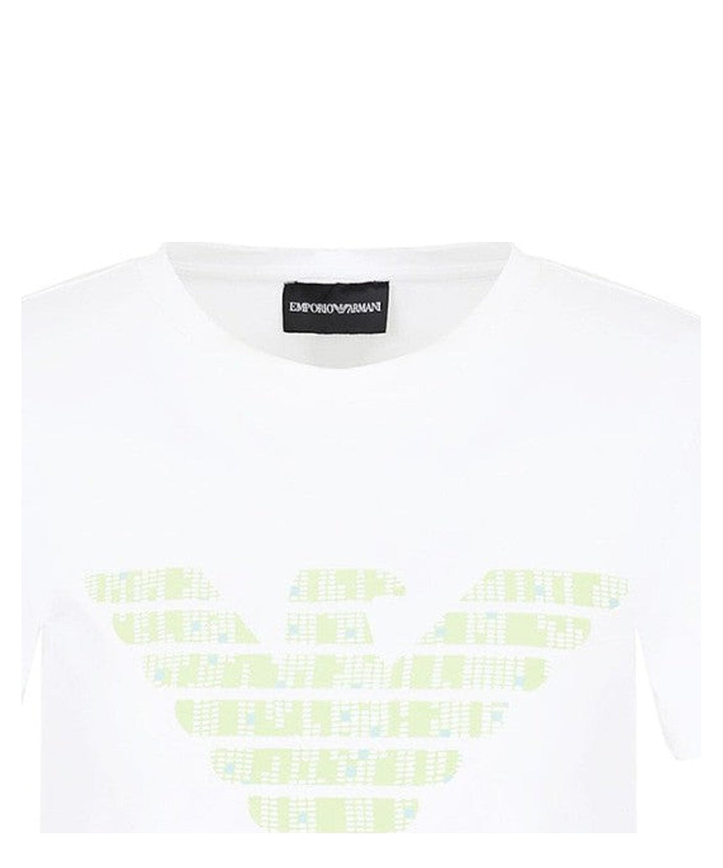 T-shirt ASV in Jersey Organico con Maxi Stampa Aquila-T-shirt-Emporio Armani-Vittorio Citro Boutique