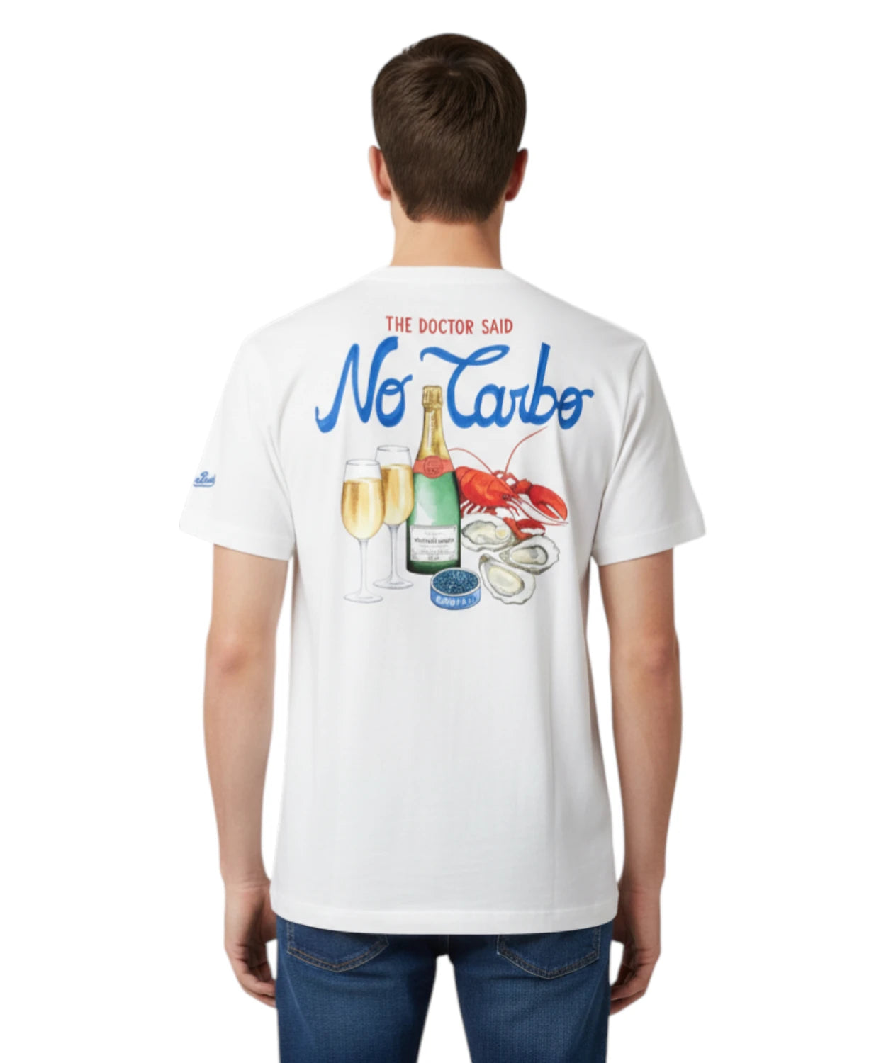 T-shirt uomo MC2 Saint Barth Portland con Stampa