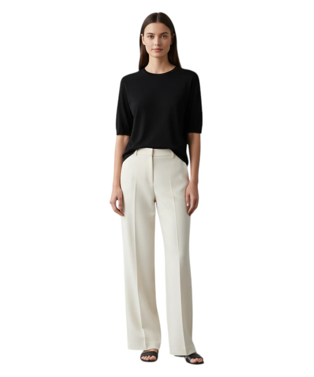 Maglia Viscosa Stretch MM Max Mara Mirto su 3/4 rankovėmis