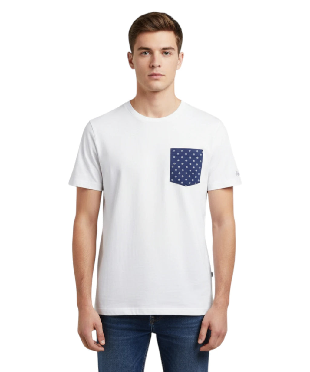T-Shirt Uomo MC2 Saint Barth con Taschino