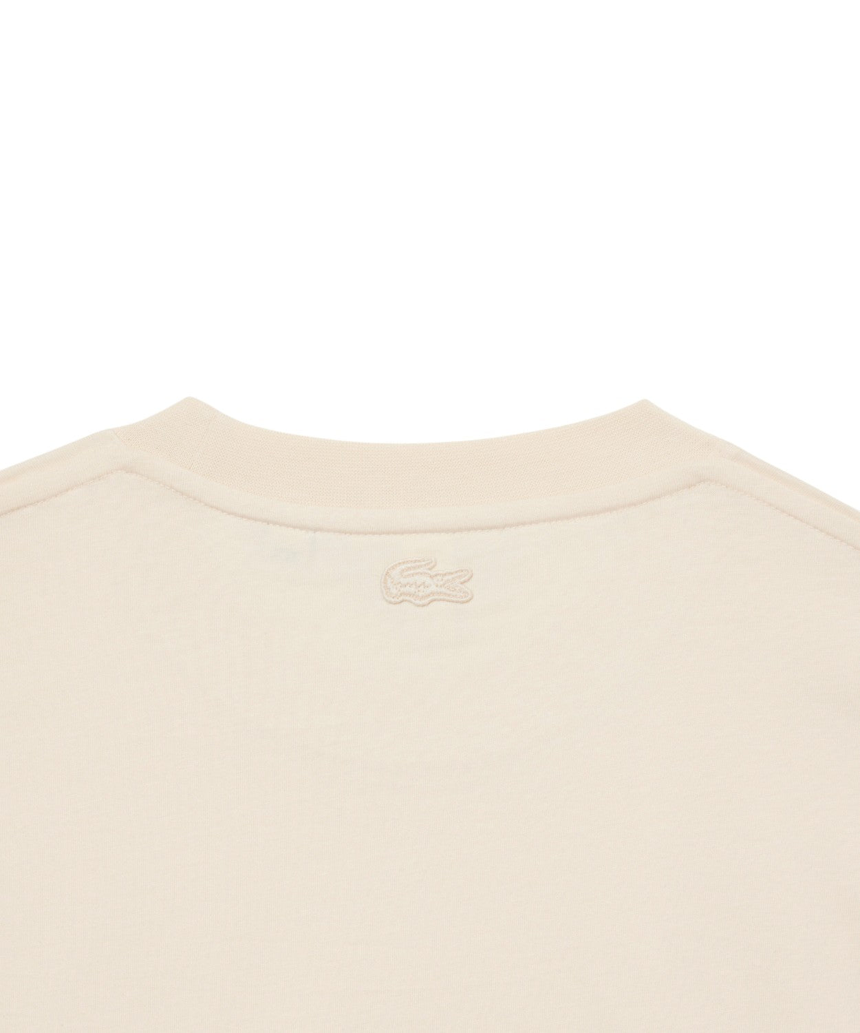 T-shirt cotone organico Lacoste con coccodrillo ricamato