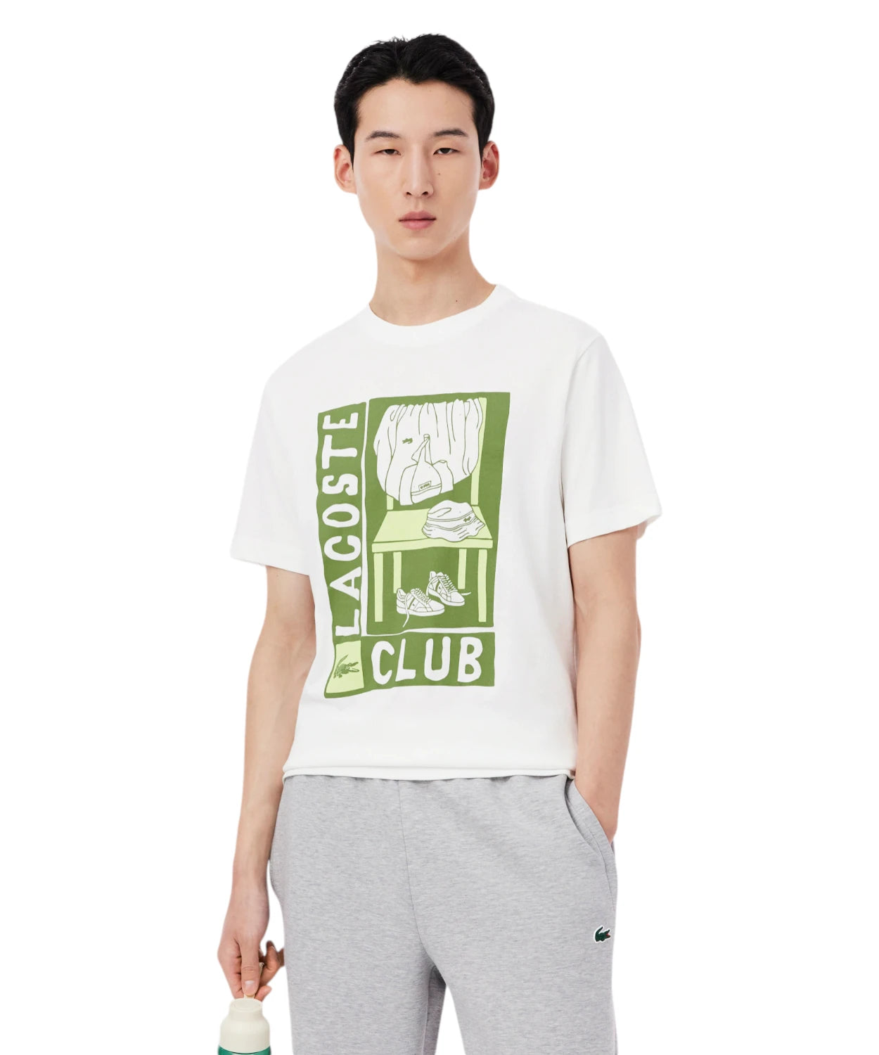 T-Shirt Sportiva Uomo Lacoste con Ultra Dry