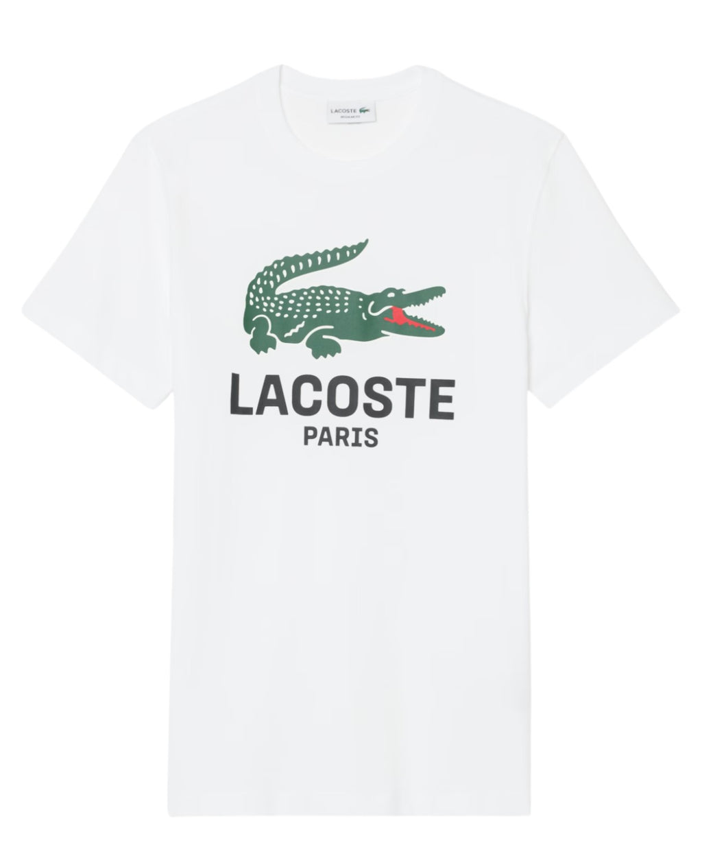 Lacoste T-Shirt Uomo in Cotone con Stampa