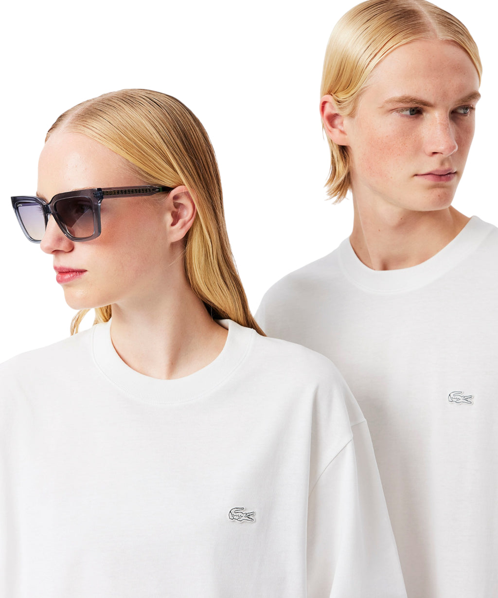 T-shirt unisex Lacoste z ciężkiego dżerseju