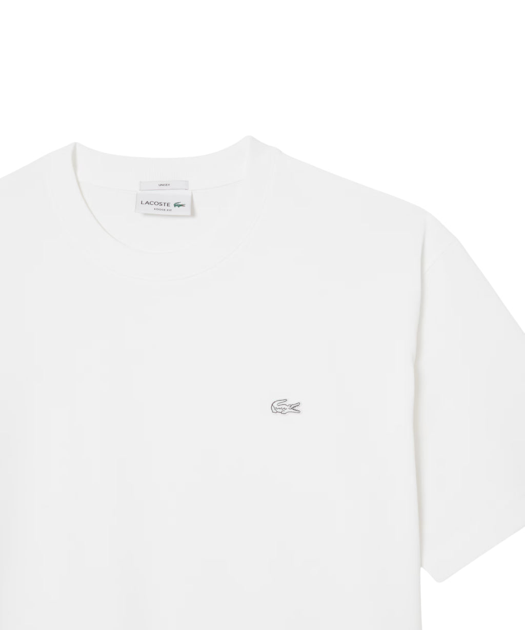 T-shirt unisex Lacoste z ciężkiego dżerseju