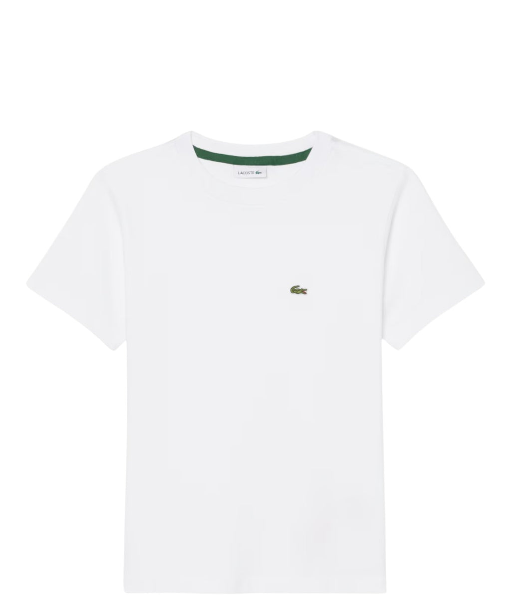 Scopri la T-shirt Lacoste bambino unisex in cotone