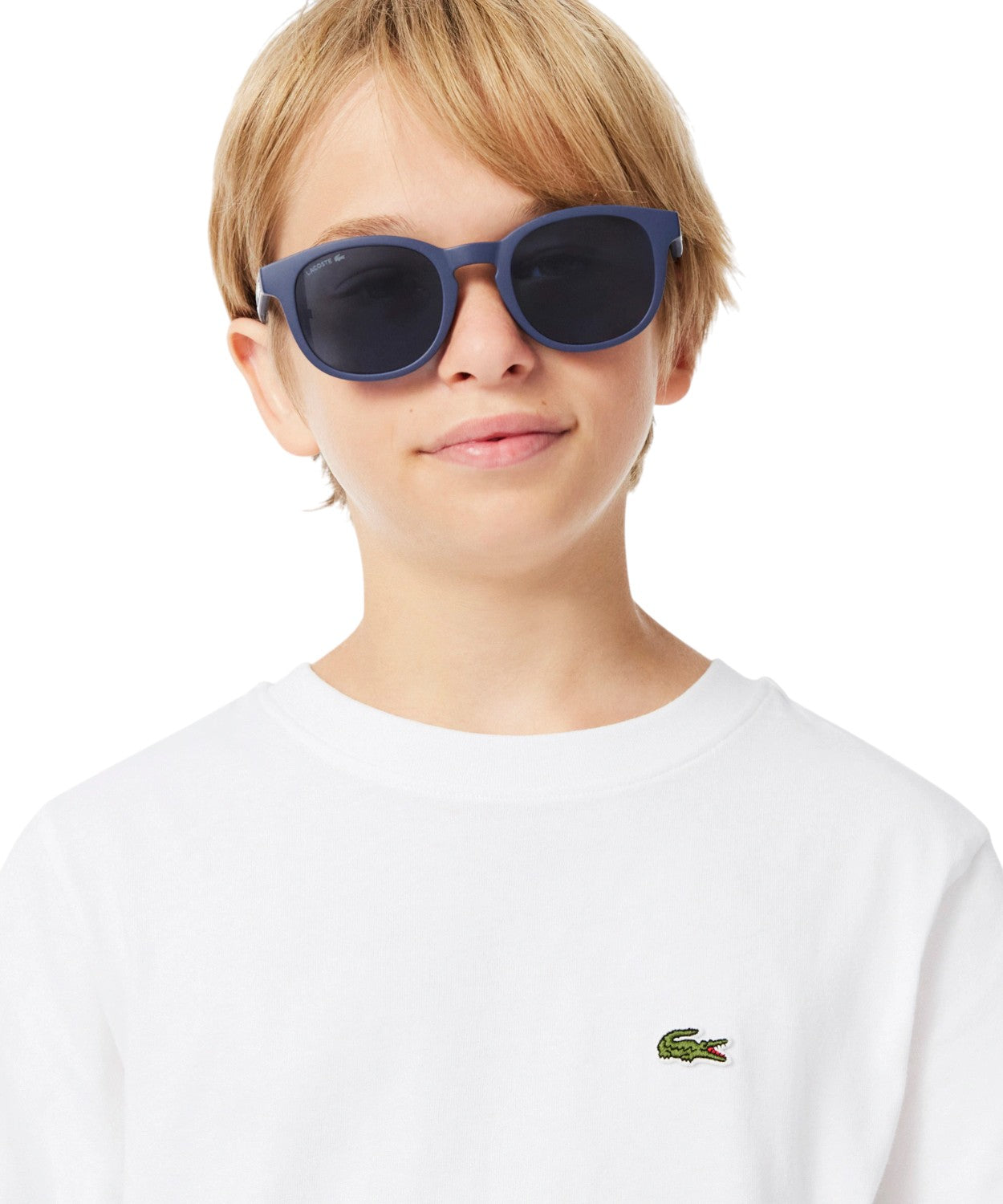 Scopri la T-shirt Lacoste bambino unisex in cotone