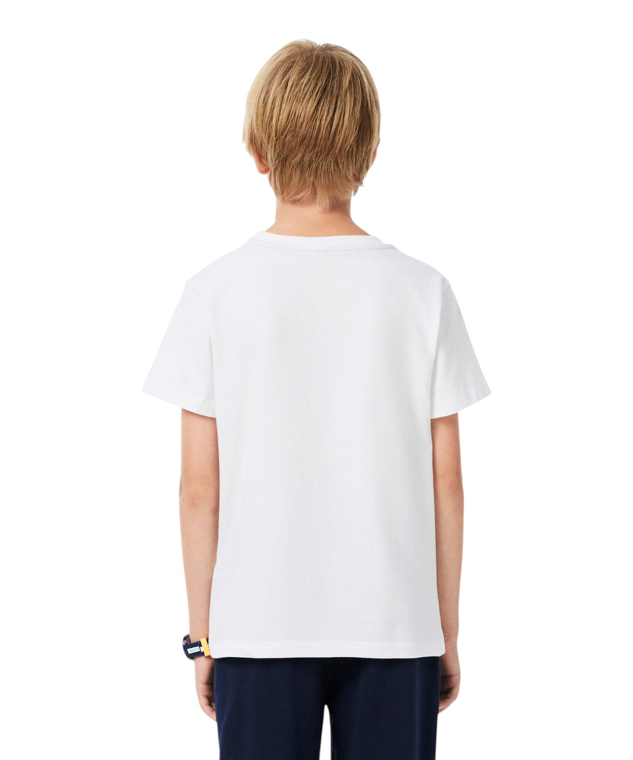 Scopri la T-shirt Lacoste bambino unisex in cotone