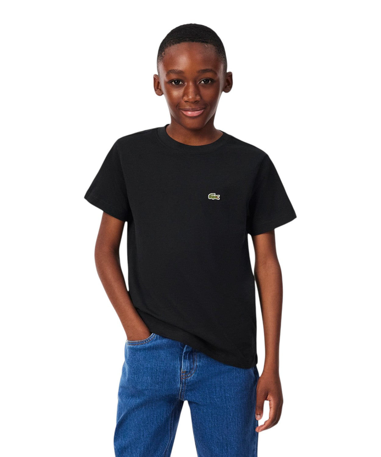 T-Shirt Sportiva Lacoste Bambino Ultra Dry in Jersey Tecnico