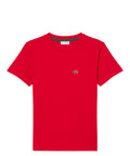 T-shirt Lacoste bambino unisex in cotone