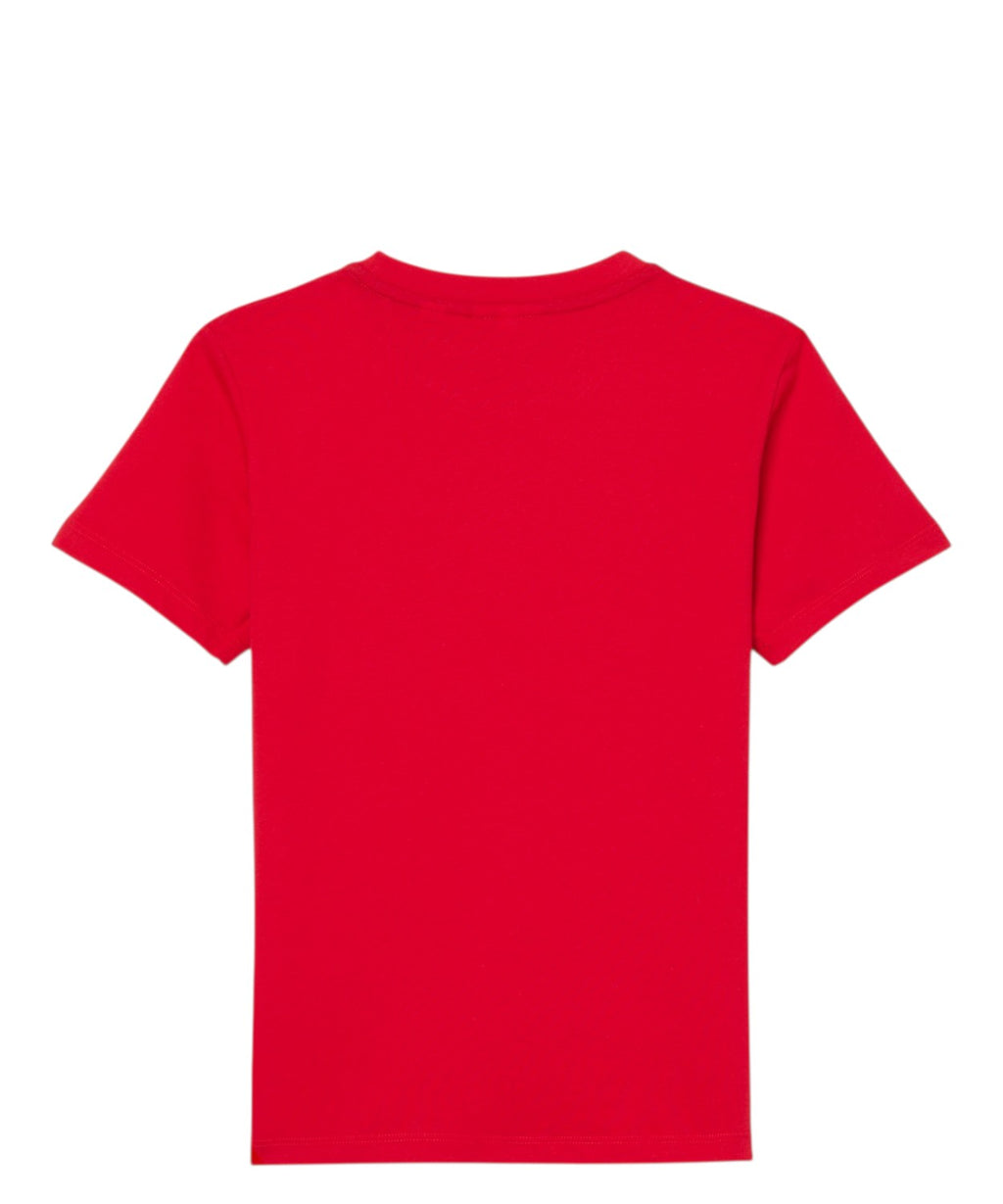 T-shirt Lacoste bambino unisex in cotone