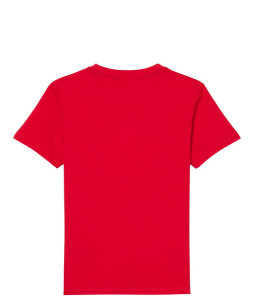 T-shirt Lacoste bambino unisex in cotone
