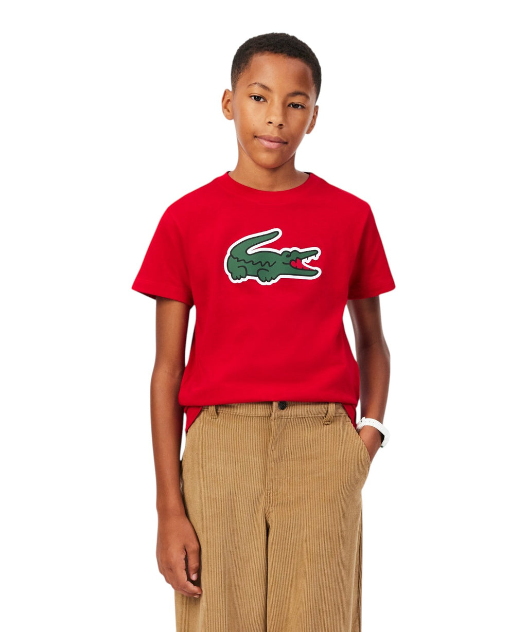T-shirt sportiva Lacoste bambino unisex con Ultra Dry