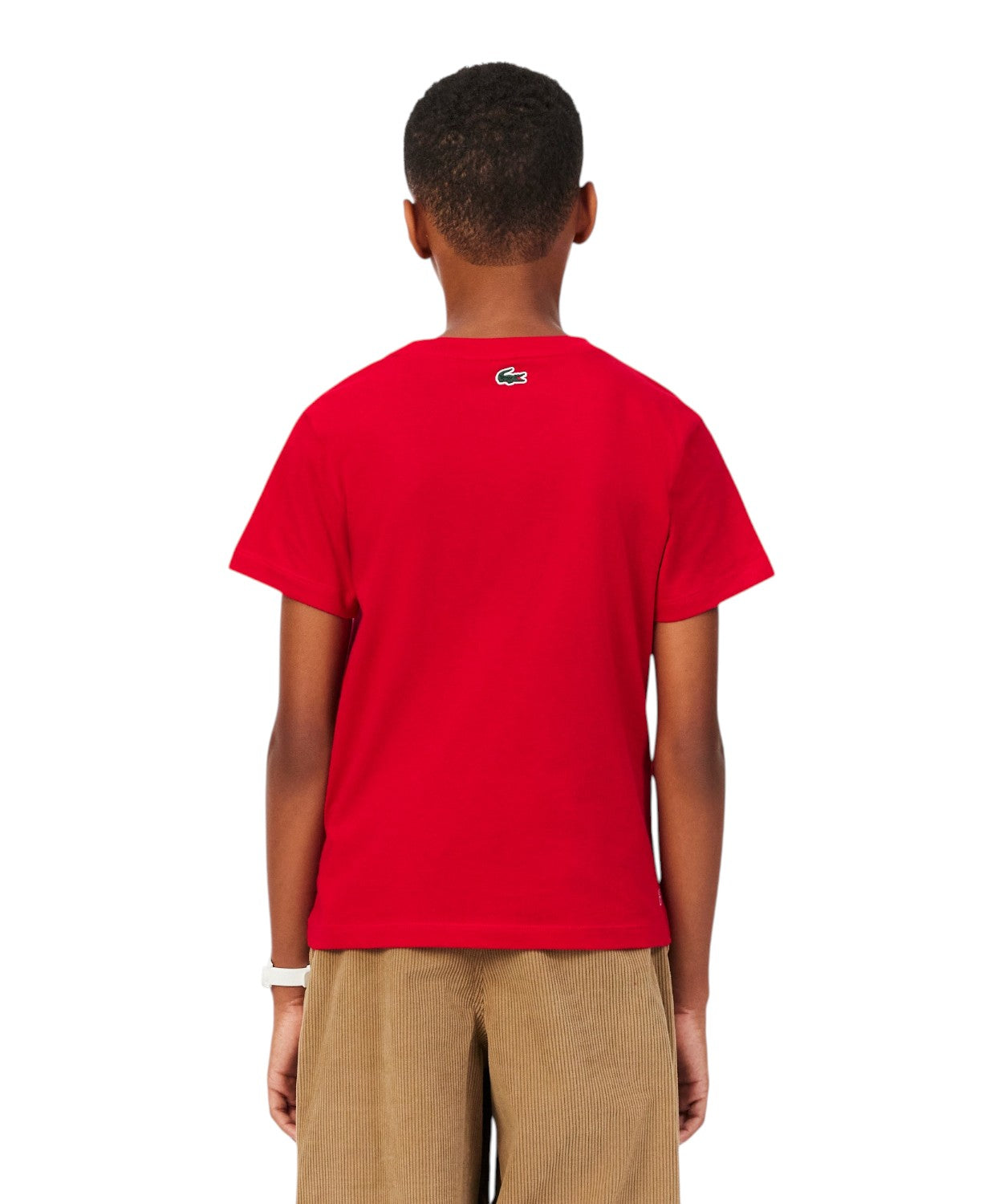 T-shirt sportiva Lacoste bambino unisex con Ultra Dry