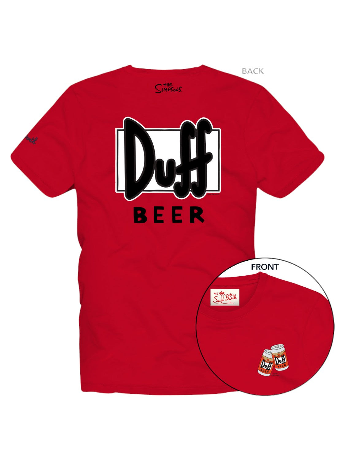 T-Shirt Stampa Duff Beer-Mc2 Saint Barth-T-shirt-Vittorio Citro Boutique