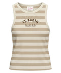Canotta Ada MC2 Saint Barth Stripes in Cotone