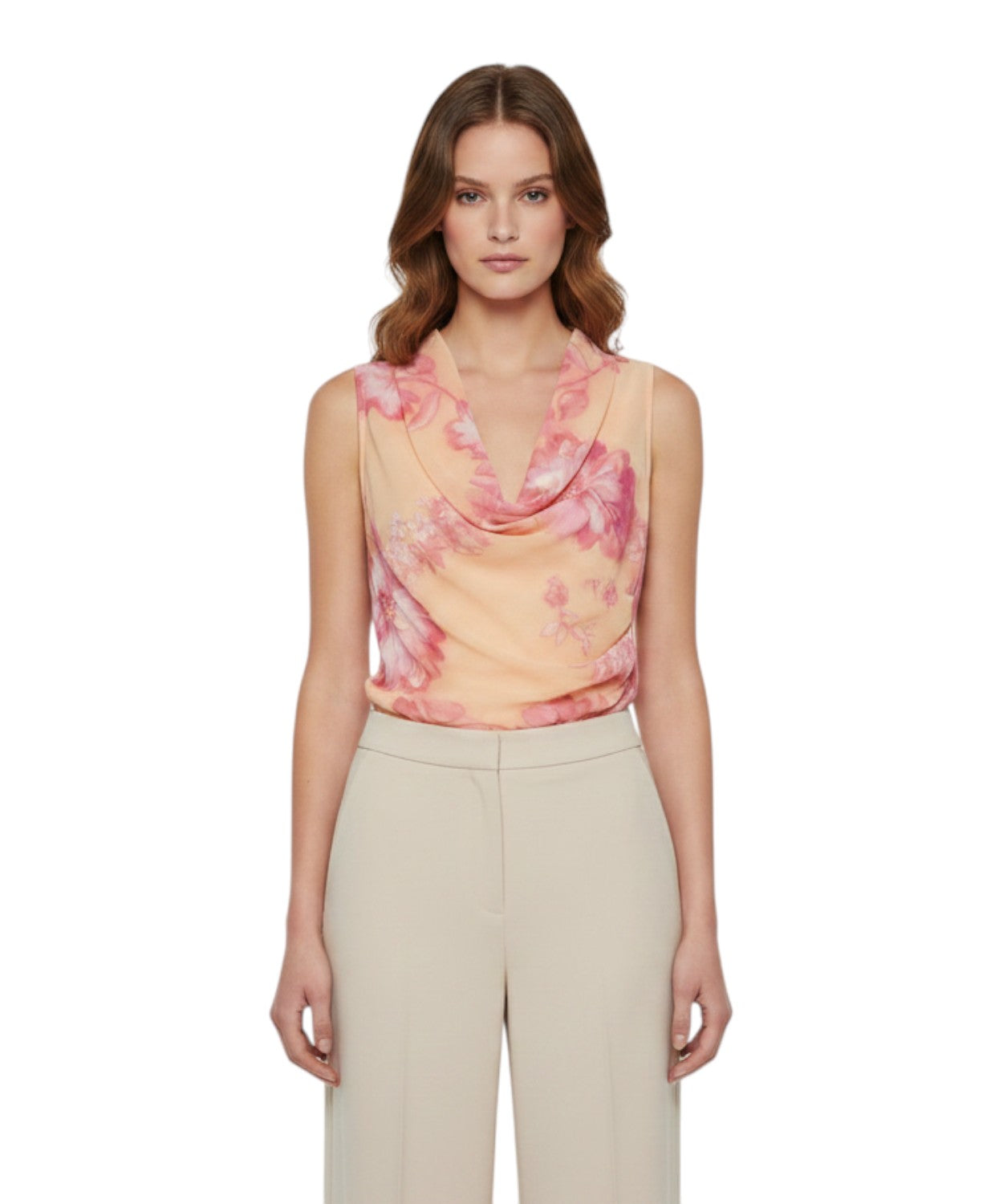 Bluse Marella Cabina med krydset blomsterprint