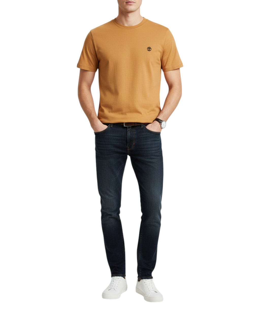 Camiseta Timberland Hombre Slim Fit de Algodón