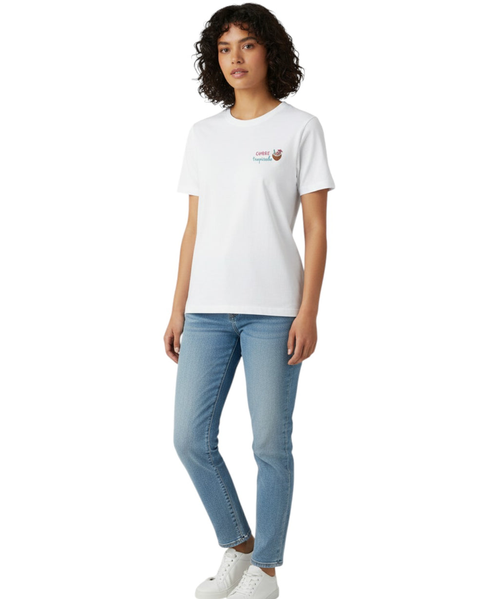 T-Shirt Emilie MC2 Saint Barth mit Stickerei