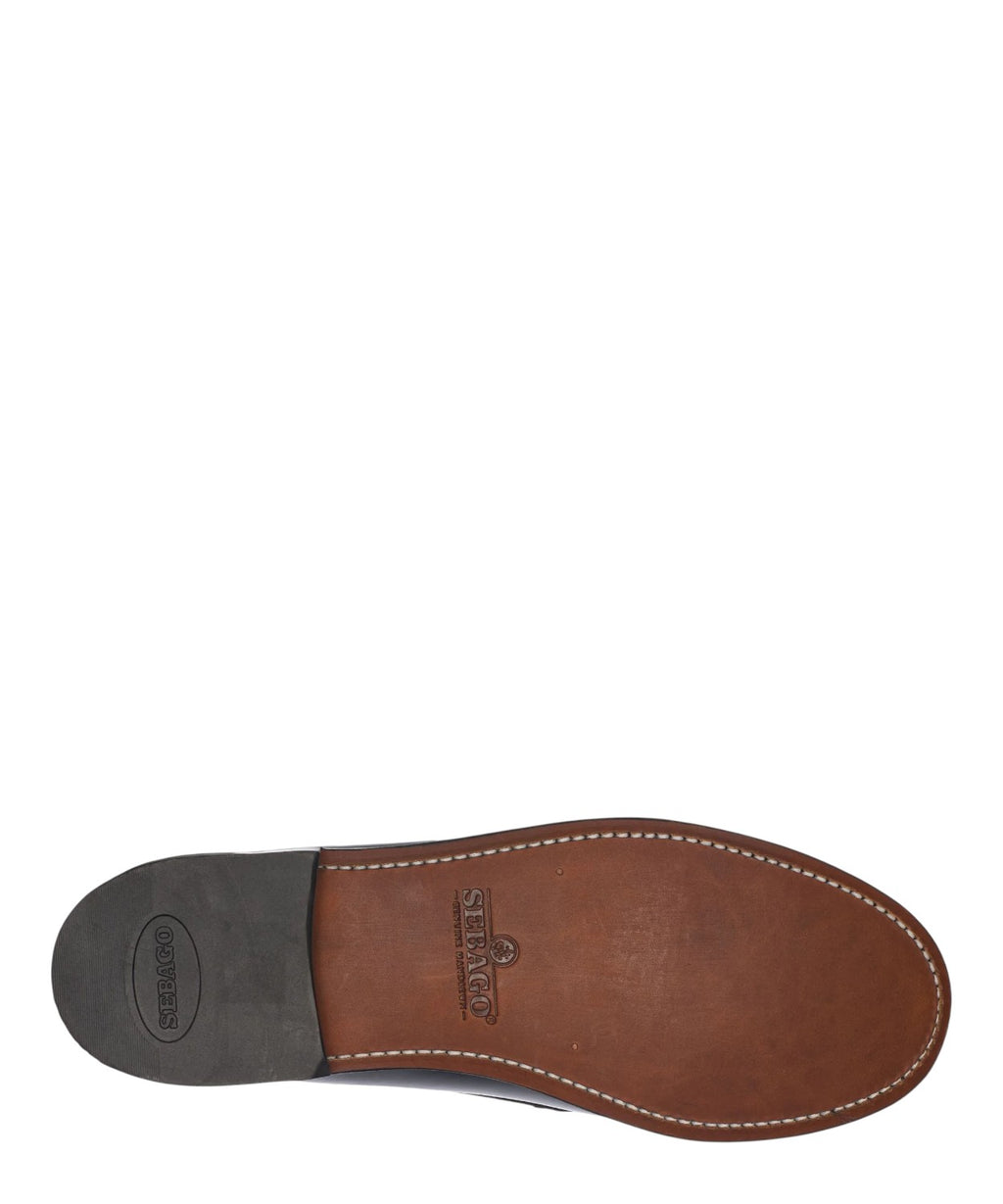 Mocassini Sebago Classic Will Black in Pelle Nera