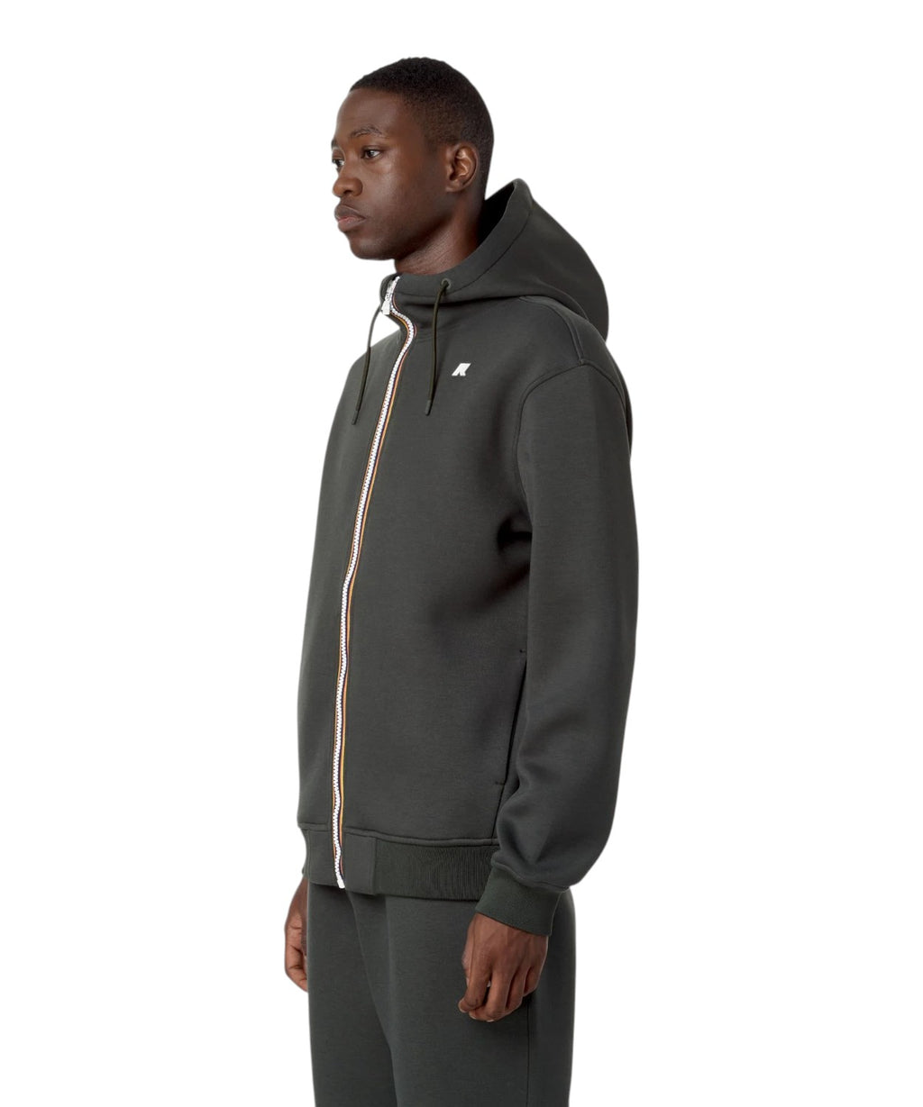 Felpa Uomo Rainer Spacer con Cappuccio e Zip