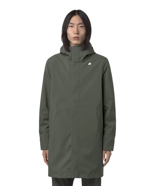 Chaqueta larga Hombre Thomas impermeable, corte slim