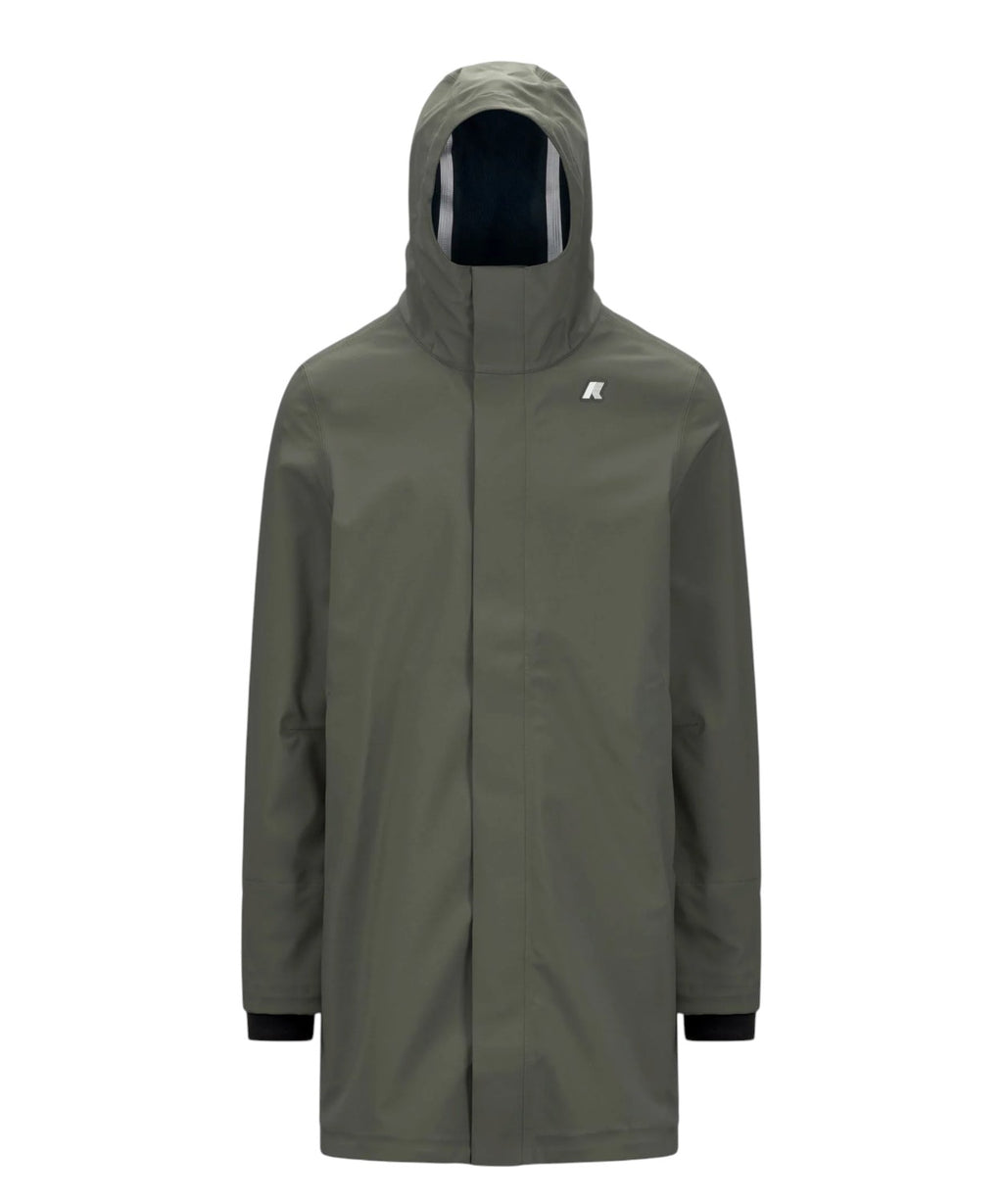 Długa wodoodporna kurtka męska Thomas Bonded Slim Fit