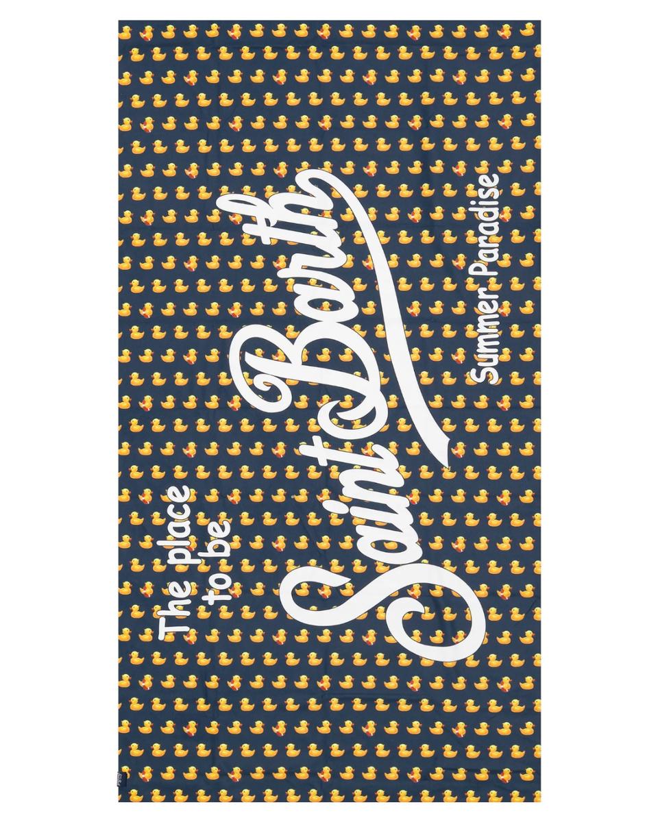 Telo mare in microfibra con stampa paperelle-Accessori mare-Mc2 Saint Barth-Vittorio Citro Boutique