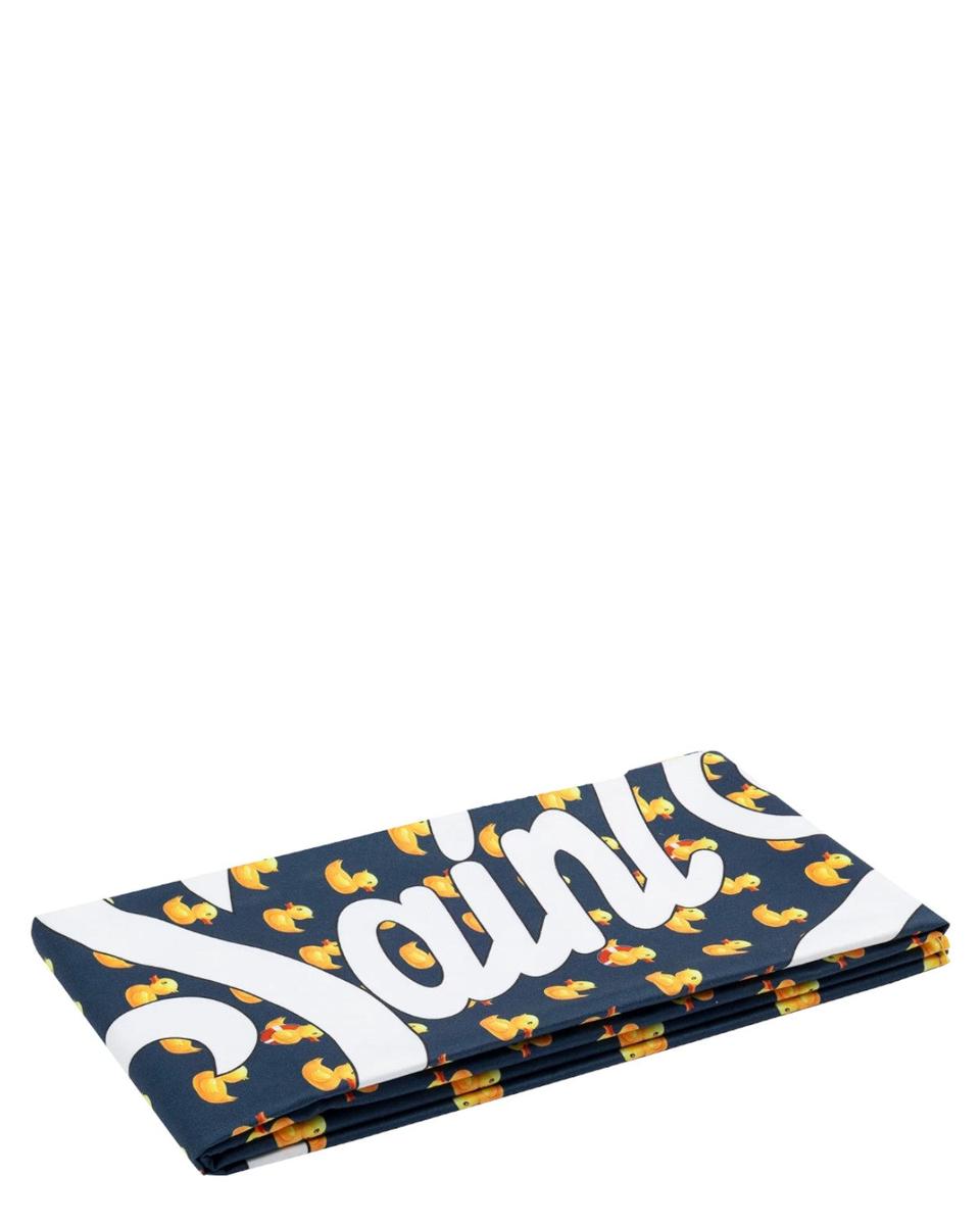 Telo mare in microfibra con stampa paperelle-Accessori mare-Mc2 Saint Barth-Vittorio Citro Boutique