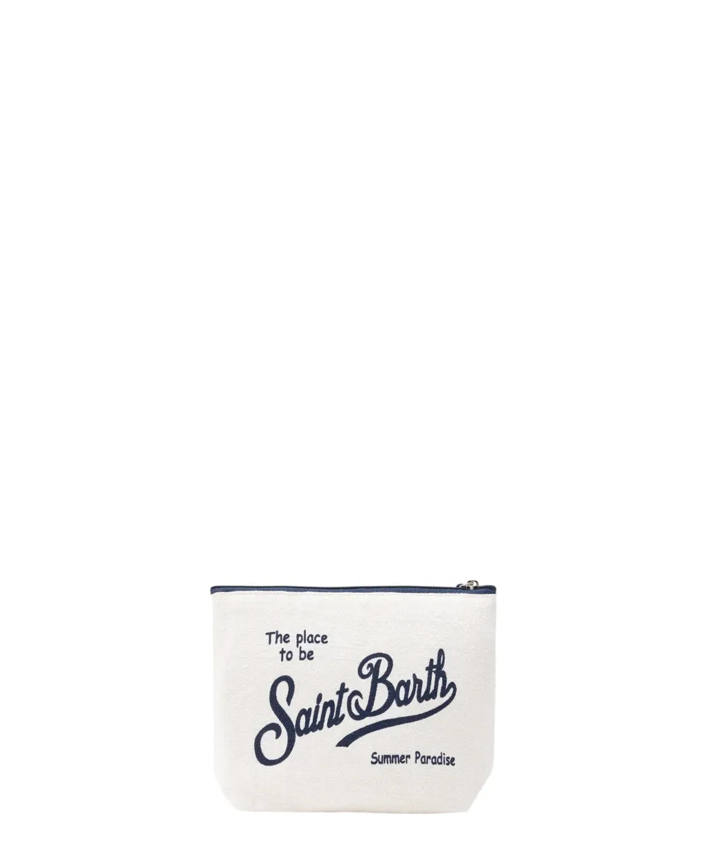 Pochette in lino Aline-Pochette-Mc2 Saint Barth-Vittorio Citro Boutique