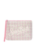 Mc2 Saint Barth Pochette Aline in Tweed con Logo