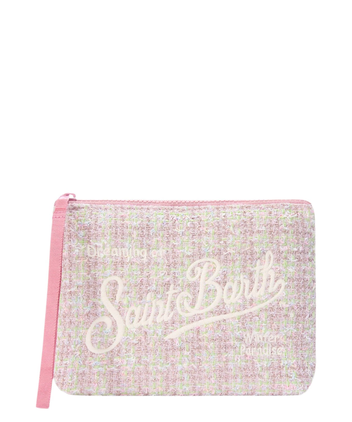 Mc2 Saint Barth Pochette Aline in Tweed con Logo