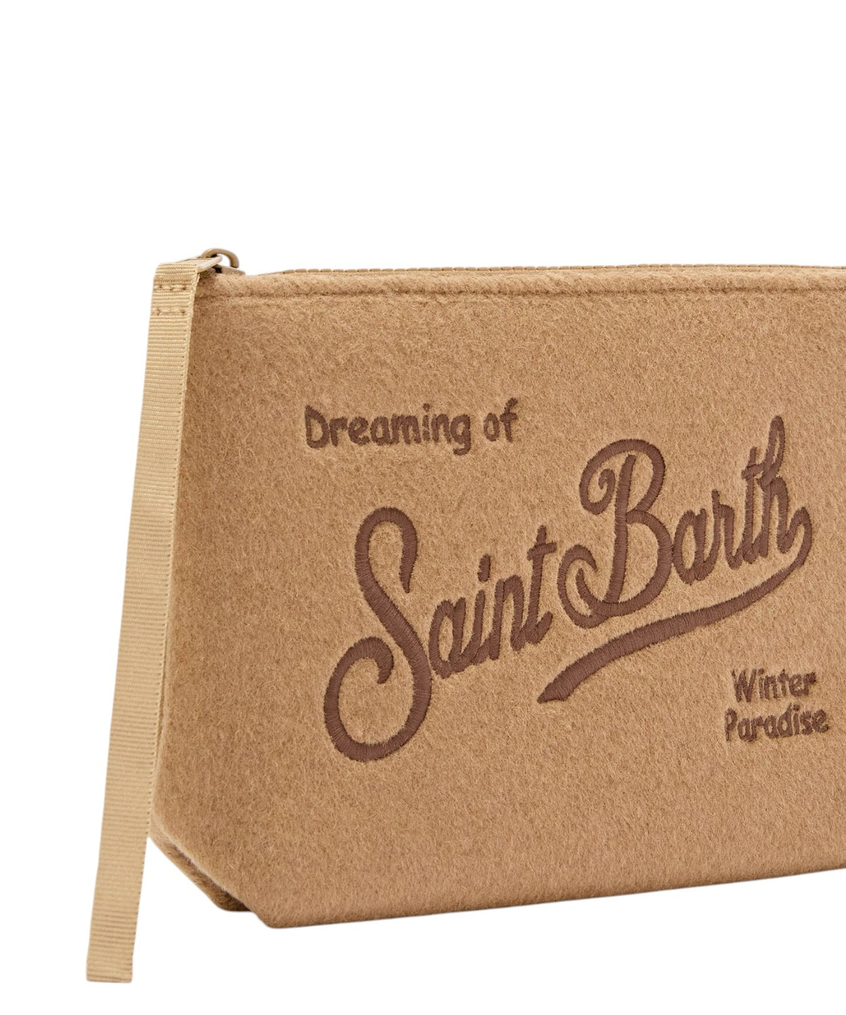 Mc2 Saint Barth Pochette Aline in Feltro con Logo
