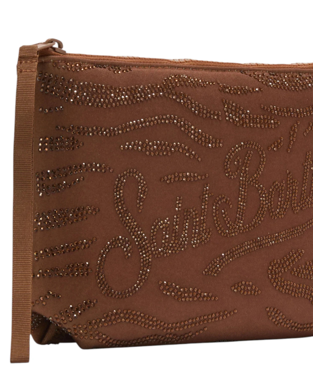 Pochette Aline zebrata MC2 Saint Barth in scuba con Strass
