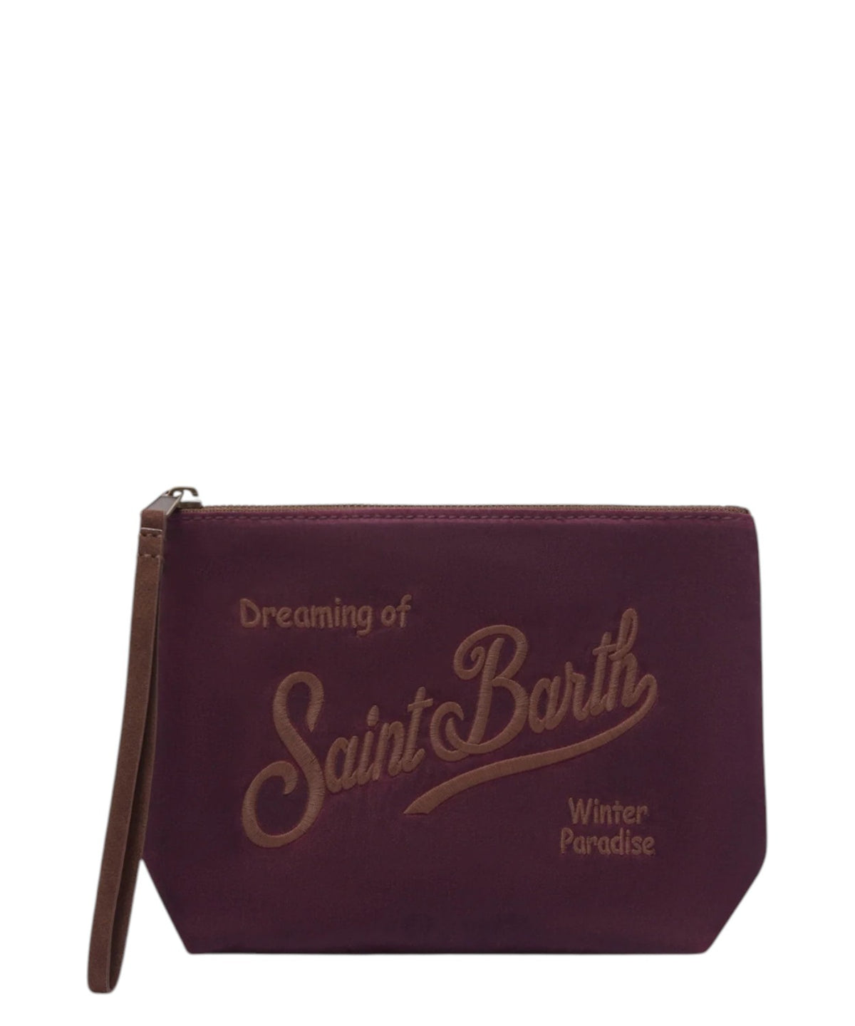 Clutches Aline van gewaxt katoen met logo