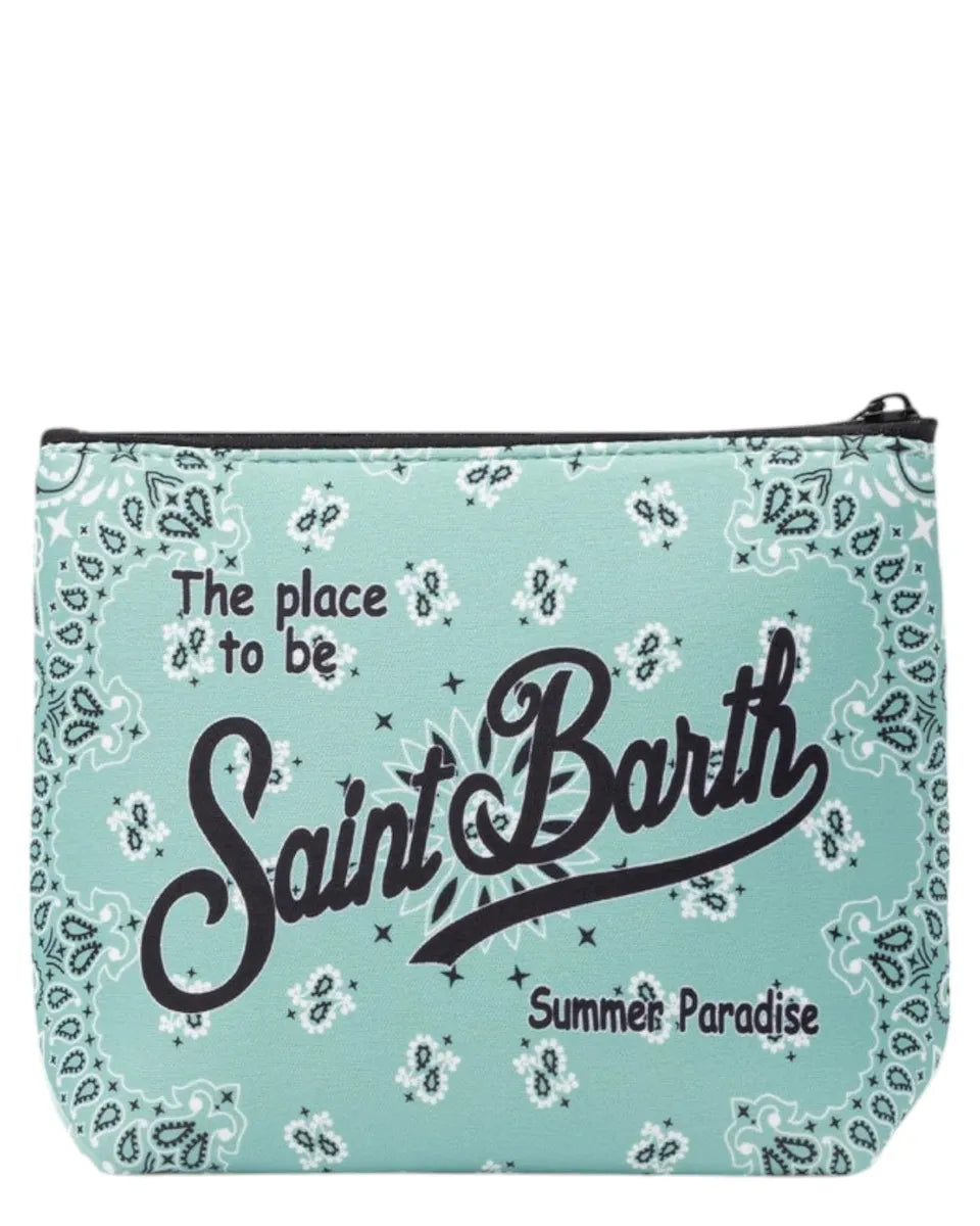 Pochette Aline in scuba con stampa bandana-Mc2 Saint Barth-Pochette-Vittorio Citro Boutique
